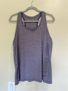 Under Armour Athletic Women's Heather Lavender Racerback Tank